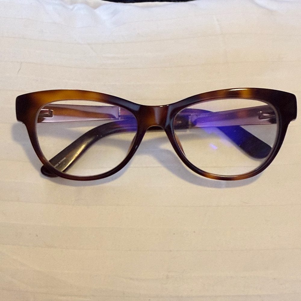 Juicy Couture Brown Cat-Eye Glasses